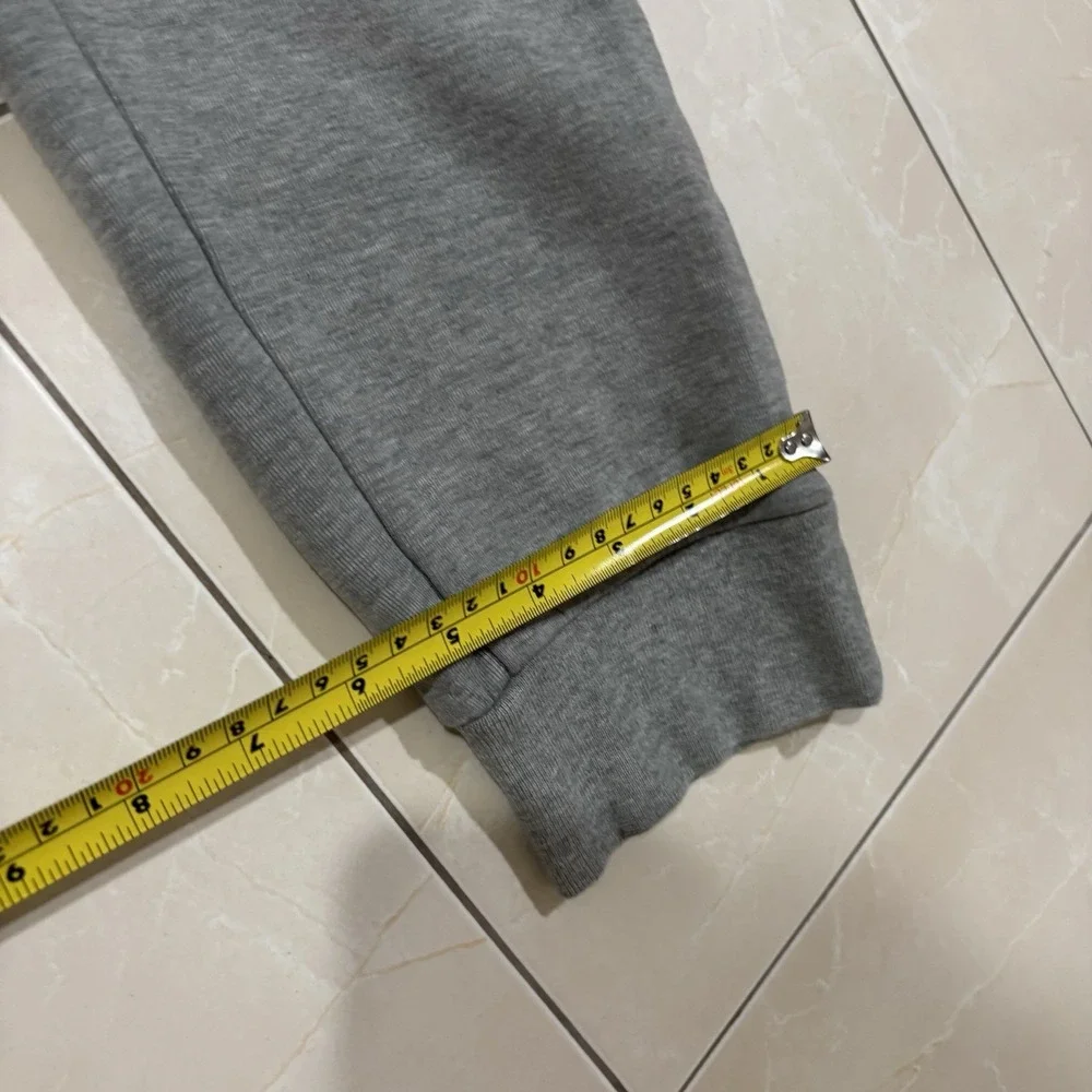 Nike Tech Sweatpants Mens Large Gray Fleece Jogger Zip Pocket 545343-065